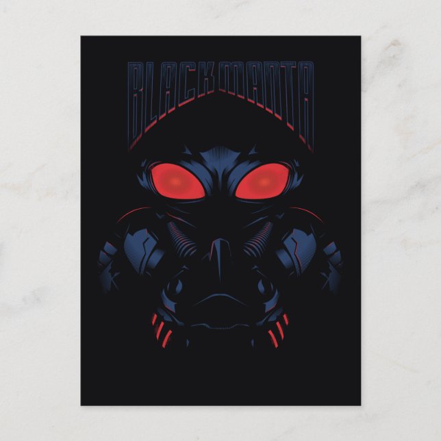 Aquaman | Black Manta Shadowy Graphic Postkarte (Vorderseite)