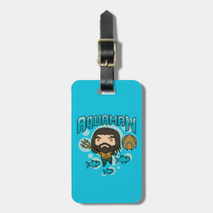 Aquaman   Chibi Aquaman Undersea Graphic Gepäckanhänger