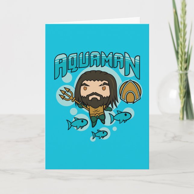 Aquaman | Chibi Aquaman Undersea Graphic Karte (Vorderseite)