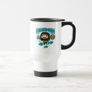 Aquaman   Chibi Aquaman Undersea Graphic Reisebecher