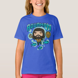 Aquaman   Chibi Aquaman Undersea Graphic T-Shirt