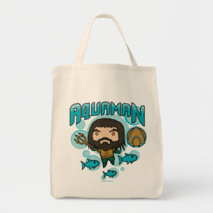 Aquaman   Chibi Aquaman Undersea Graphic Tragetasche