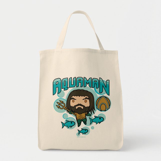 Aquaman | Chibi Aquaman Undersea Graphic Tragetasche (Vorne)