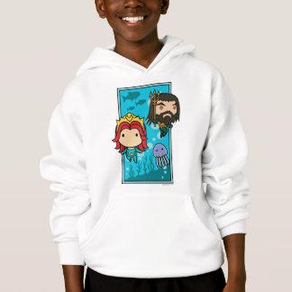 Aquaman | Chibi Mera & Aquaman Undersea Graphic Hoodie