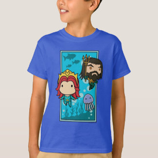 Aquaman | Chibi Mera & Aquaman Undersea Graphic T-Shirt