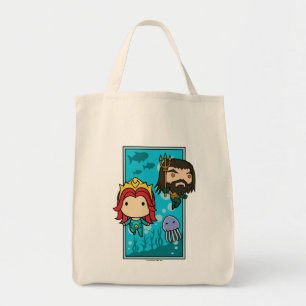 Aquaman   Chibi Mera u. Aquaman unterseeische Tragetasche