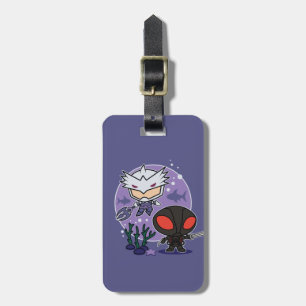 Aquaman   Chibi Orm & Black Manta Undersea Graphic Gepäckanhänger