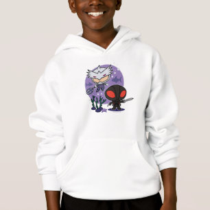 Aquaman Chibi Orm & Black Manta Undersea Graphic Hoodie