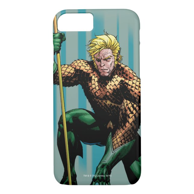 Aquaman Crouching 2 Case-Mate iPhone Hülle (Rückseite)