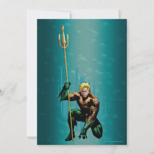 Aquaman Crouching Einladung