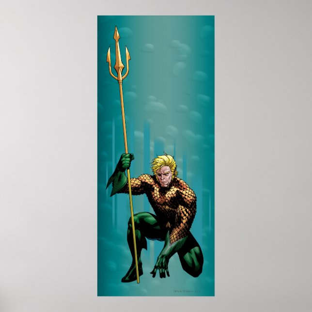Aquaman Crouching Poster (Vorne)