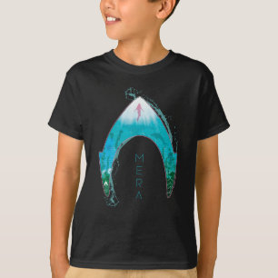 Aquaman Durch Mera Symbol Ocean Graphic T-Shirt