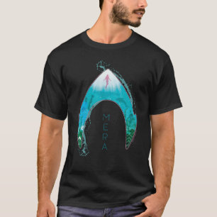Aquaman   Durch Mera Symbol Ocean Graphic T-Shirt