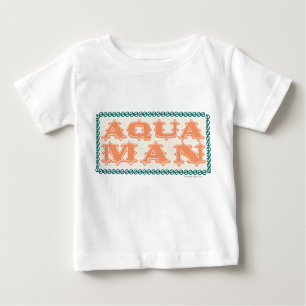 Aquaman Es ist Showtime! Buchstaben Baby T-shirt