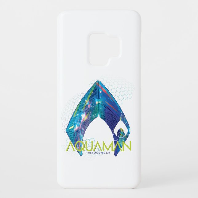 Aquaman | gebrochenes Aquaman Logo Case-Mate Samsung Galaxy Hülle (Rückseite)