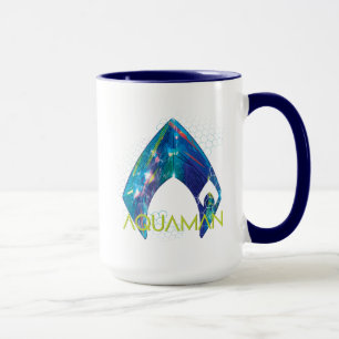Aquaman   gebrochenes Aquaman Logo Tasse