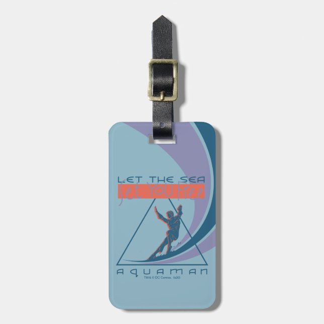 Aquaman | Gelassen Set Sie kostenlos Gepäckanhänger (Vorderseite vertikal)