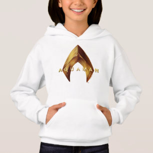 Aquaman   Golden Aquaman Logo Hoodie