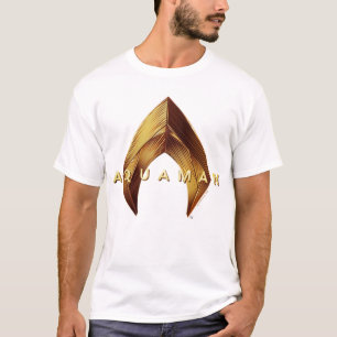 Aquaman Golden Aquaman Logo T-Shirt