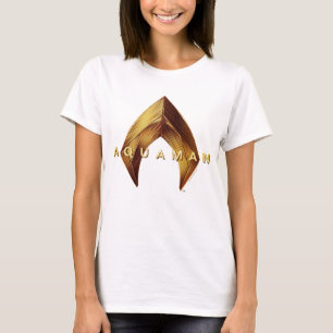 Aquaman Golden Aquaman Logo T-Shirt