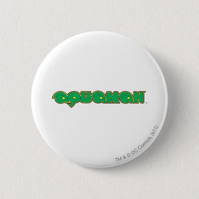 Aquaman Green Logo Button (Vorderseite)
