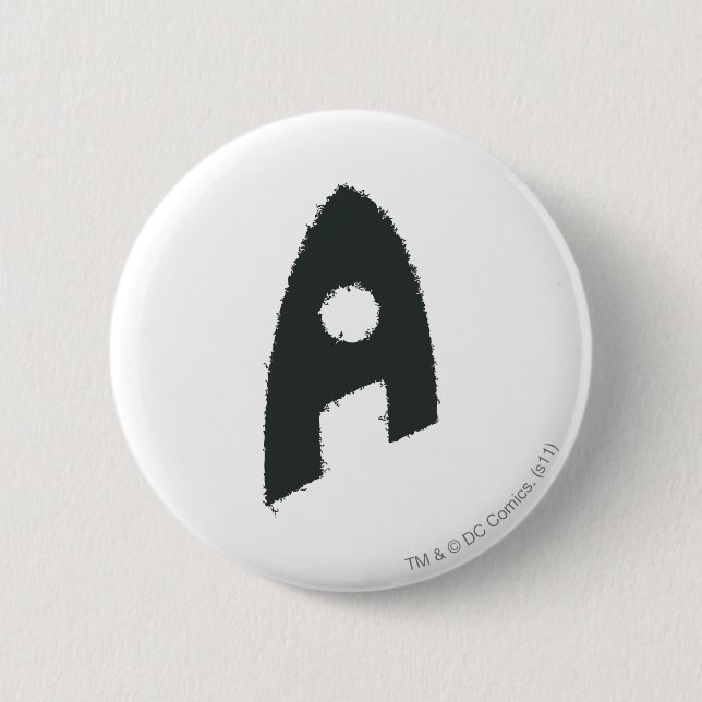 Aquaman Grunge "A" Button (Vorderseite)