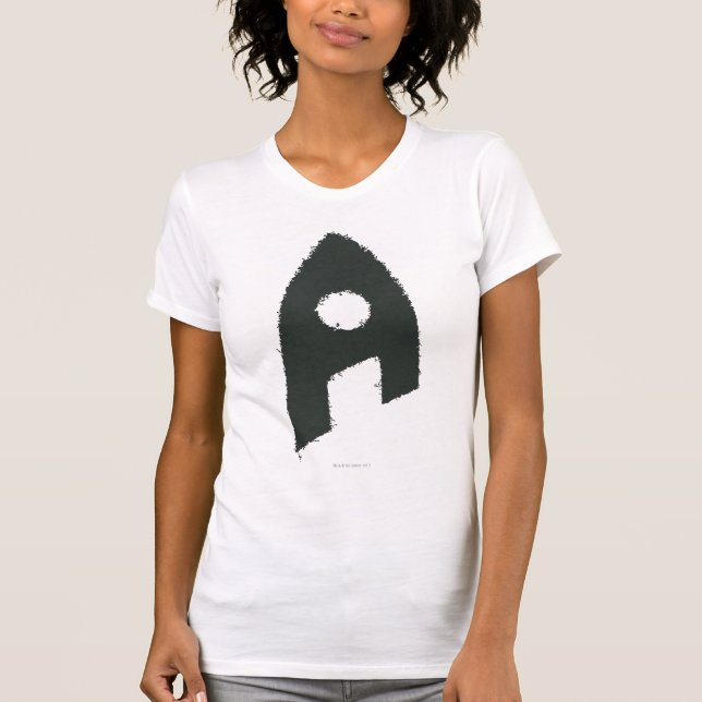 Aquaman Grunge 'A' T-Shirt (Vorderseite)
