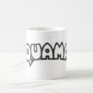 Aquaman Grunge Black Logo 2 Tasse