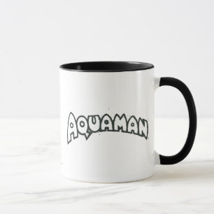 Aquaman Grunge Black Logo 2 Tasse