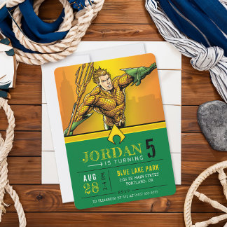 Aquaman | Happy Birthday Einladung