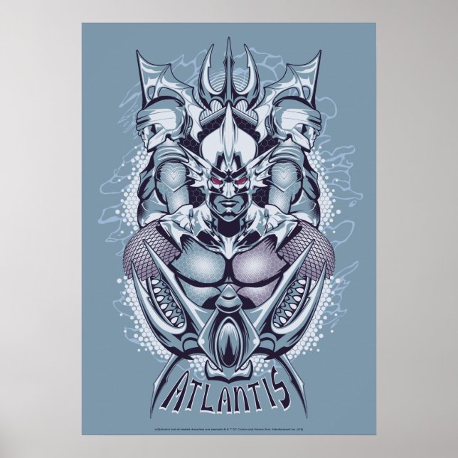 Aquaman | King Orm of Atlantis Graphic Poster (Vorne)