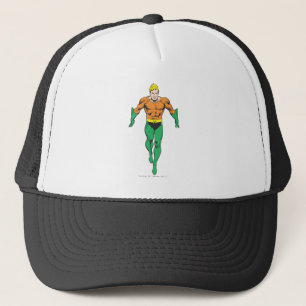 Aquaman läuft truckerkappe