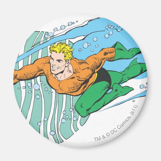 Aquaman Leaps Verlassen Magnet (Vorne)