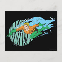 Aquaman Leaps Verlassen