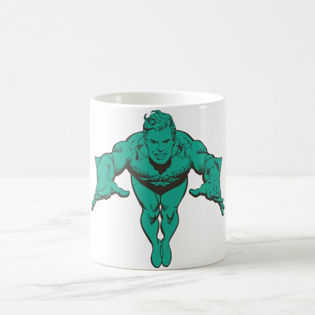 Aquaman Lunging Forward - Aquamarin Tasse (Mittel)
