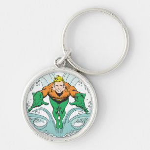 Aquaman Lunging Forward Schlüsselanhänger