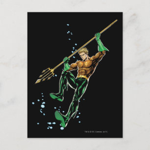 Aquaman mit Spear Postkarte