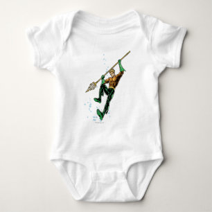 Aquaman mit Speer Baby Strampler