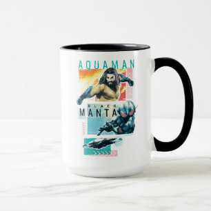 Aquaman   Modernist Aquaman & Black Manta Graphic Tasse