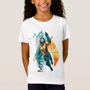 Aquaman   Modernist Aquaman Collage T-Shirt