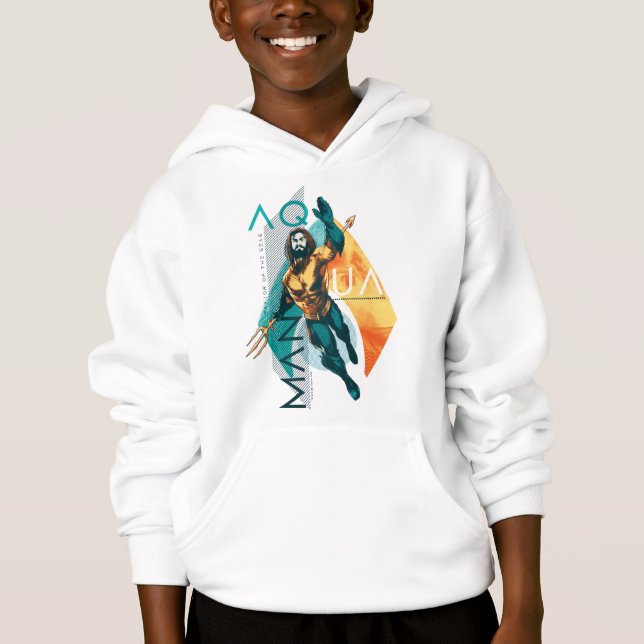 Aquaman Modernist Aquaman Leime Hoodie (Vorderseite)