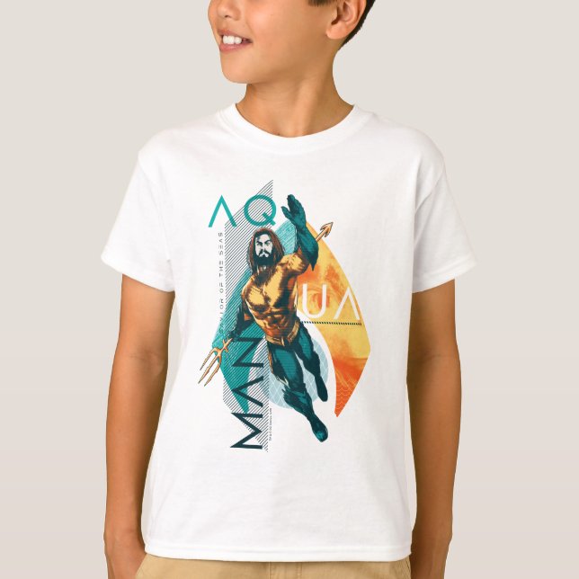 Aquaman Modernist Aquaman Leime T-Shirt (Vorderseite)