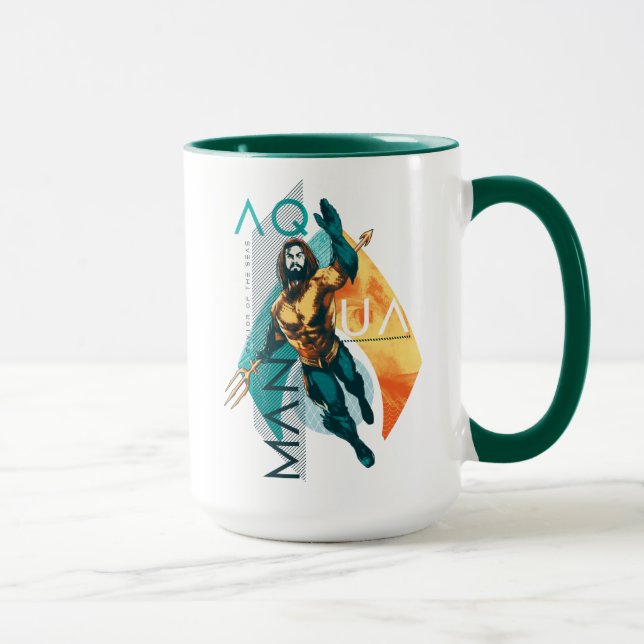 Aquaman Modernist Aquaman Leime Tasse (Rechts)