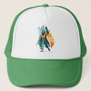 Aquaman modernistische Aquaman Collage Truckerkappe