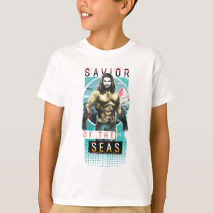 Aquaman Modernistische Grafik "Retter der Meere" T-Shirt