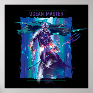 Aquaman   Ocean Master King Orm Refrakted Graphic Poster