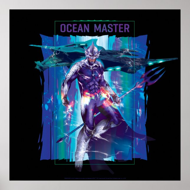 Aquaman | Ocean Master King Orm Refrakted Graphic Poster (Vorne)