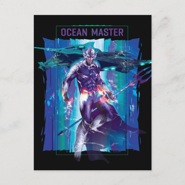 Aquaman | Ocean Master King Orm Refrakted Graphic Postkarte (Vorderseite)
