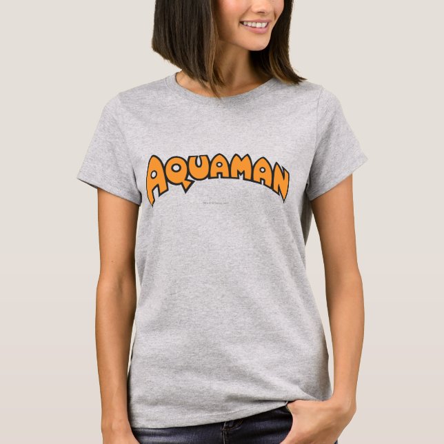 Aquaman Orange Logo T-Shirt (Vorderseite)
