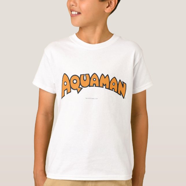 Aquaman Orange Logo T-Shirt (Vorderseite)